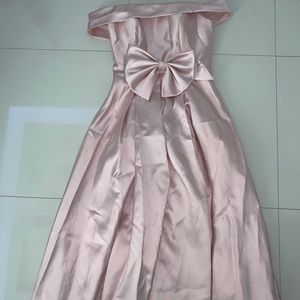 pastel pink prom dress